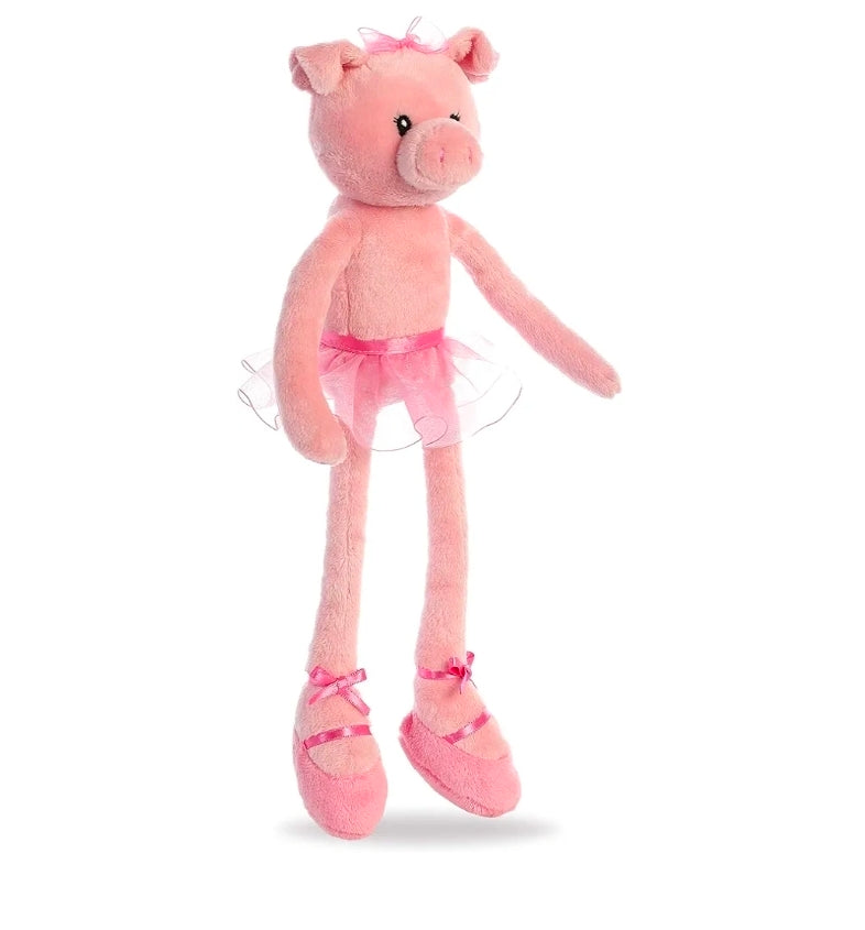 Aurora World Tulip Ballerina Pig Toy, Pink