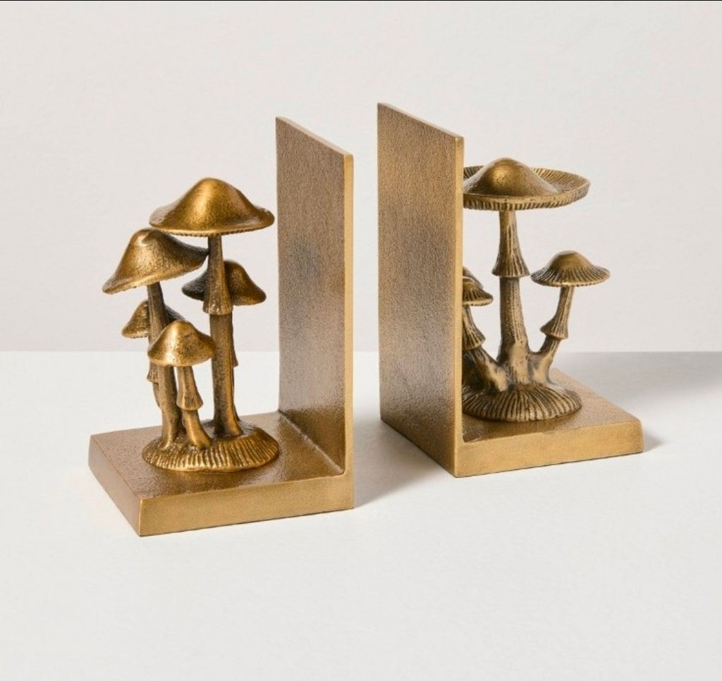 6" Brass Mushroom Bookends - Hearth & Hand with Magnolia