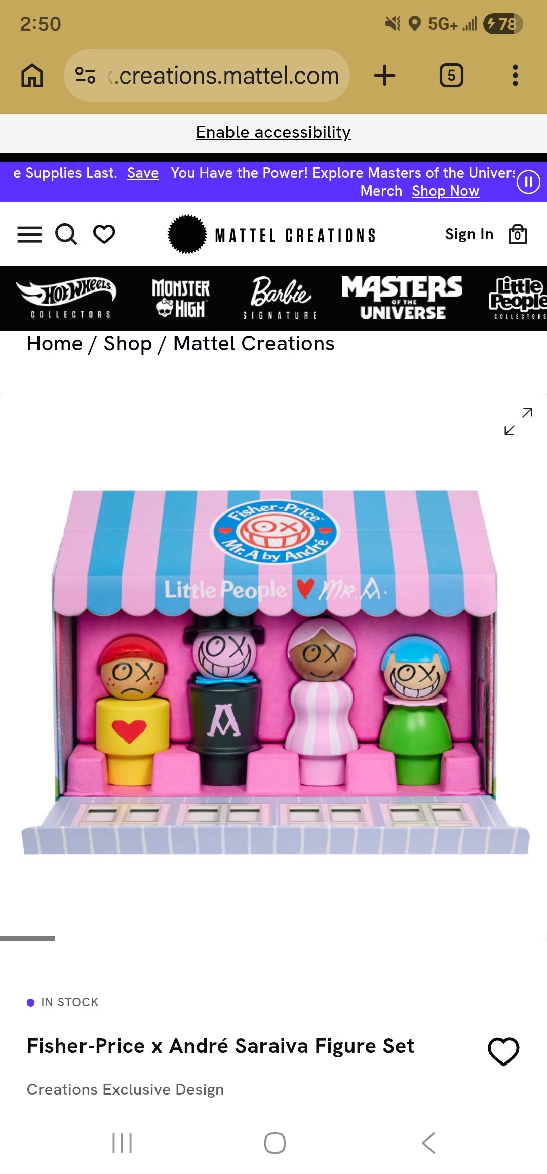 Fisher-Price x André Saraiva Figure Set