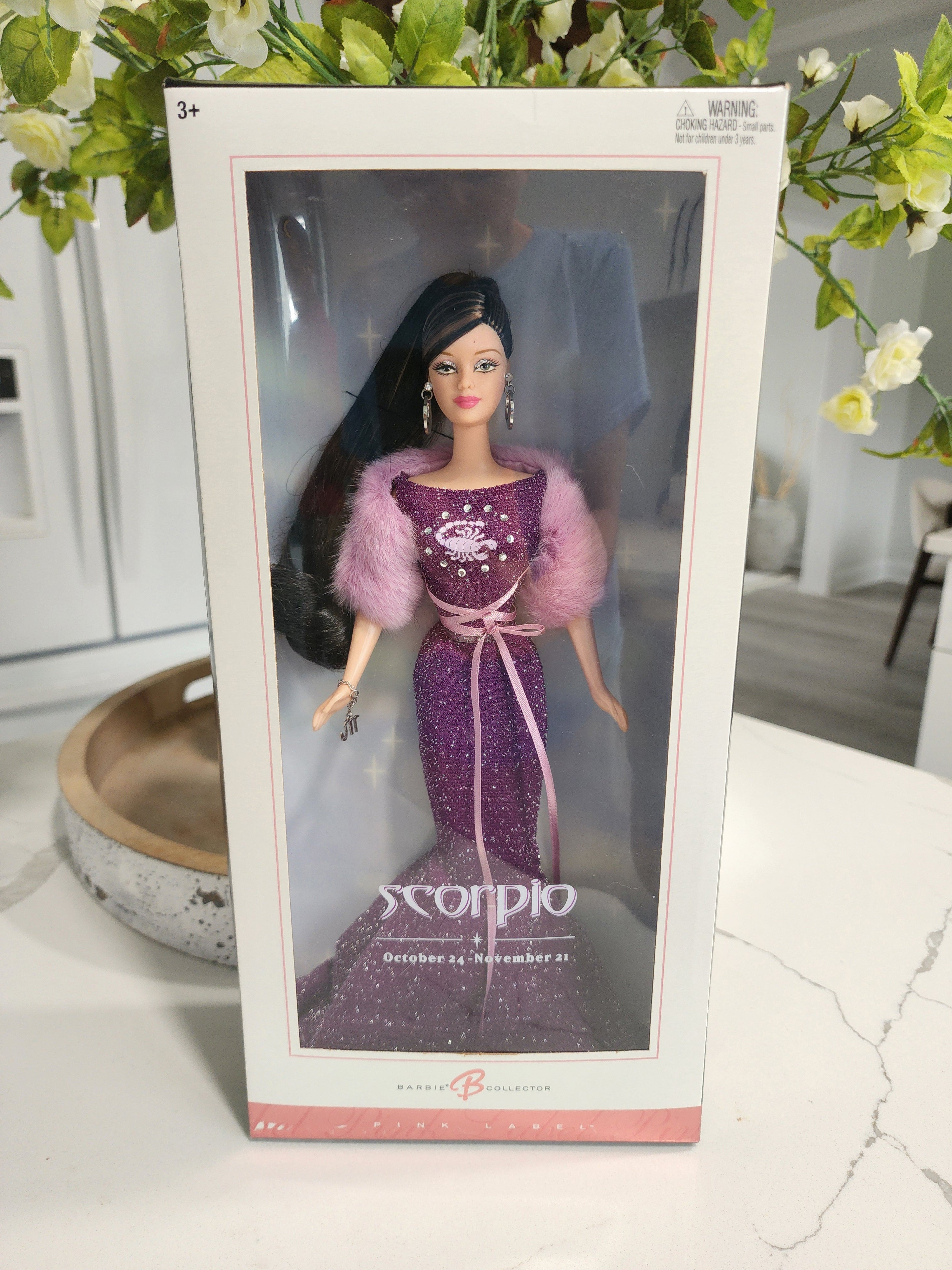 Zodiac Scorpio Pink Label Barbie Doll 2004 #C3825 – ABC TOYS