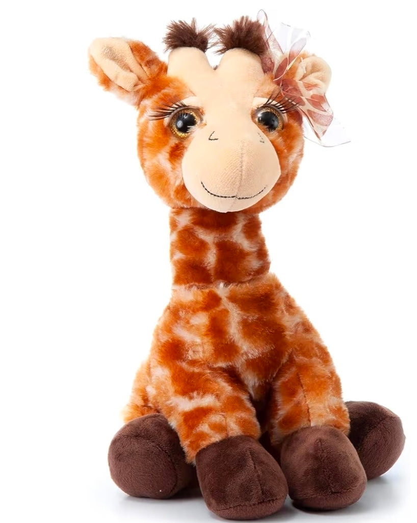 The Petting Zoo Lash'z Giraffe Stuffed Animal Plush Toy, 12"
