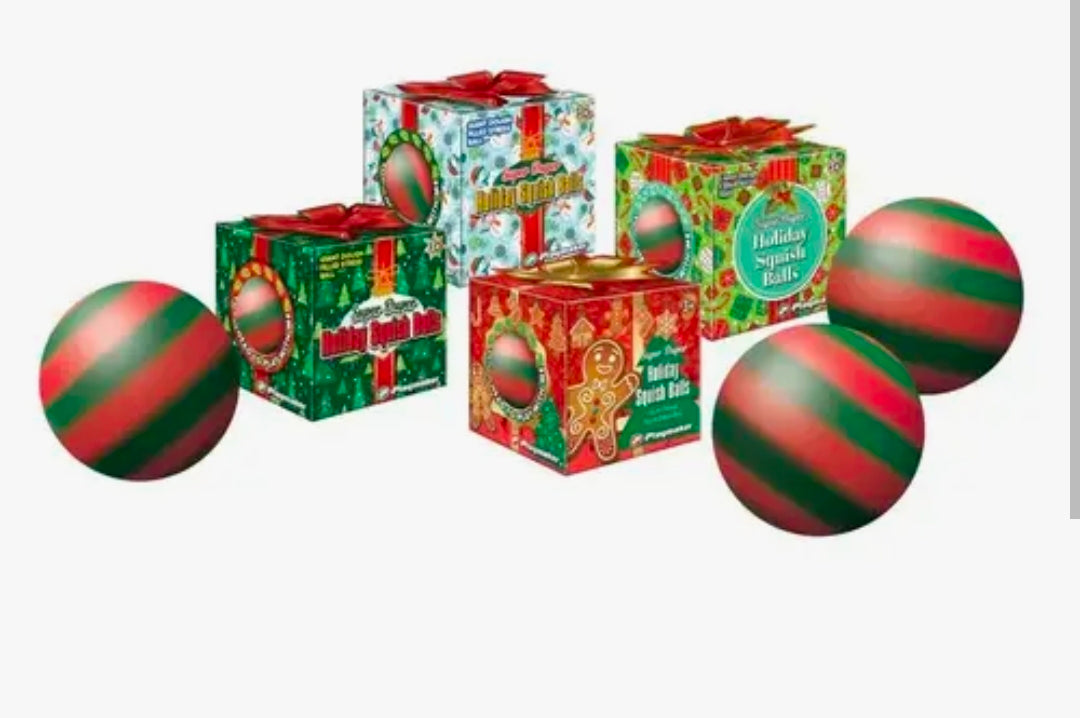 Playmaker Toys Super Duper Holiday Dough Ball Green/Red