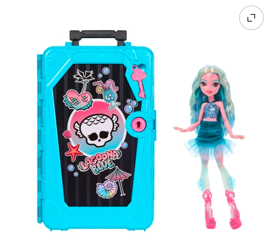 Monster High Skulltimate Secrets Gore-geous Oasis Playset Lagoona Blue Doll