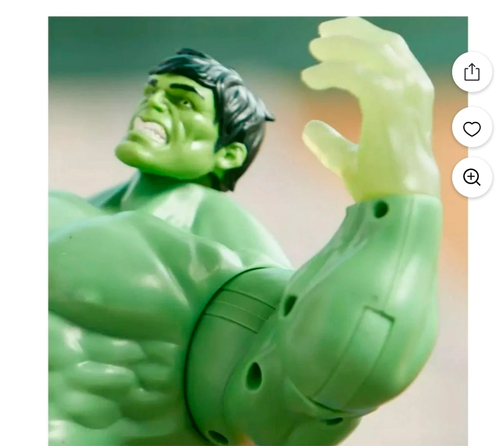 Disney Store Power Icons Hulk Talking Action Figure