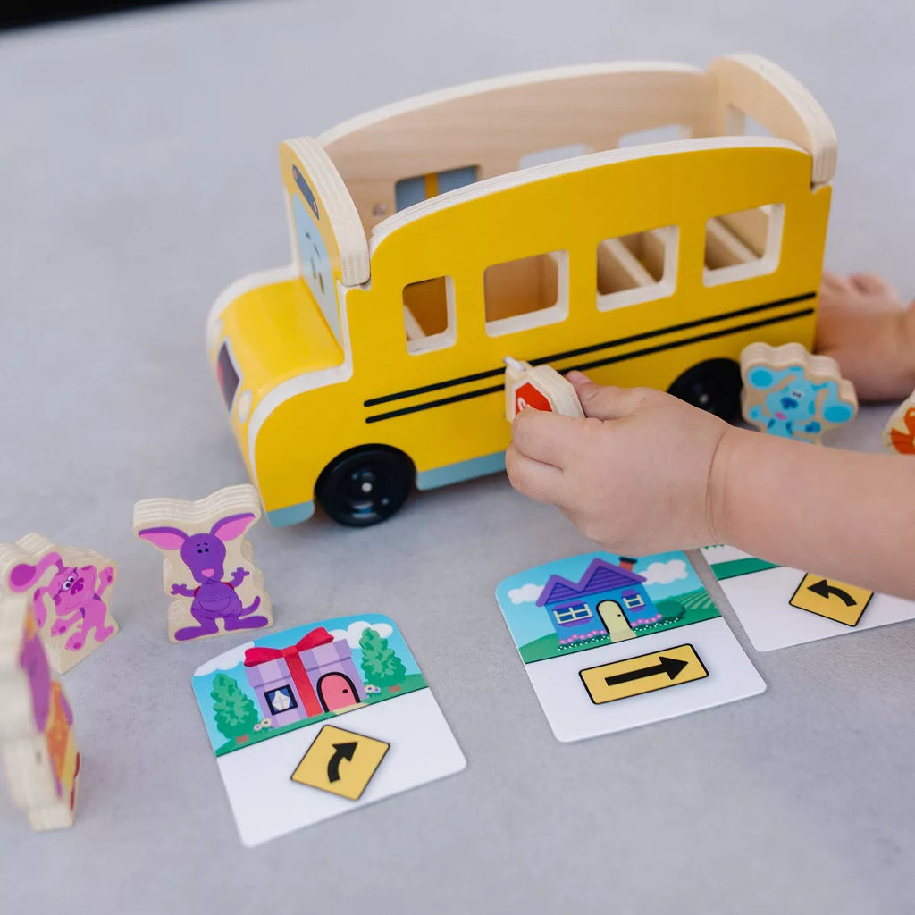 Melissa & Doug Blues Clues & You! Wooden School Bus