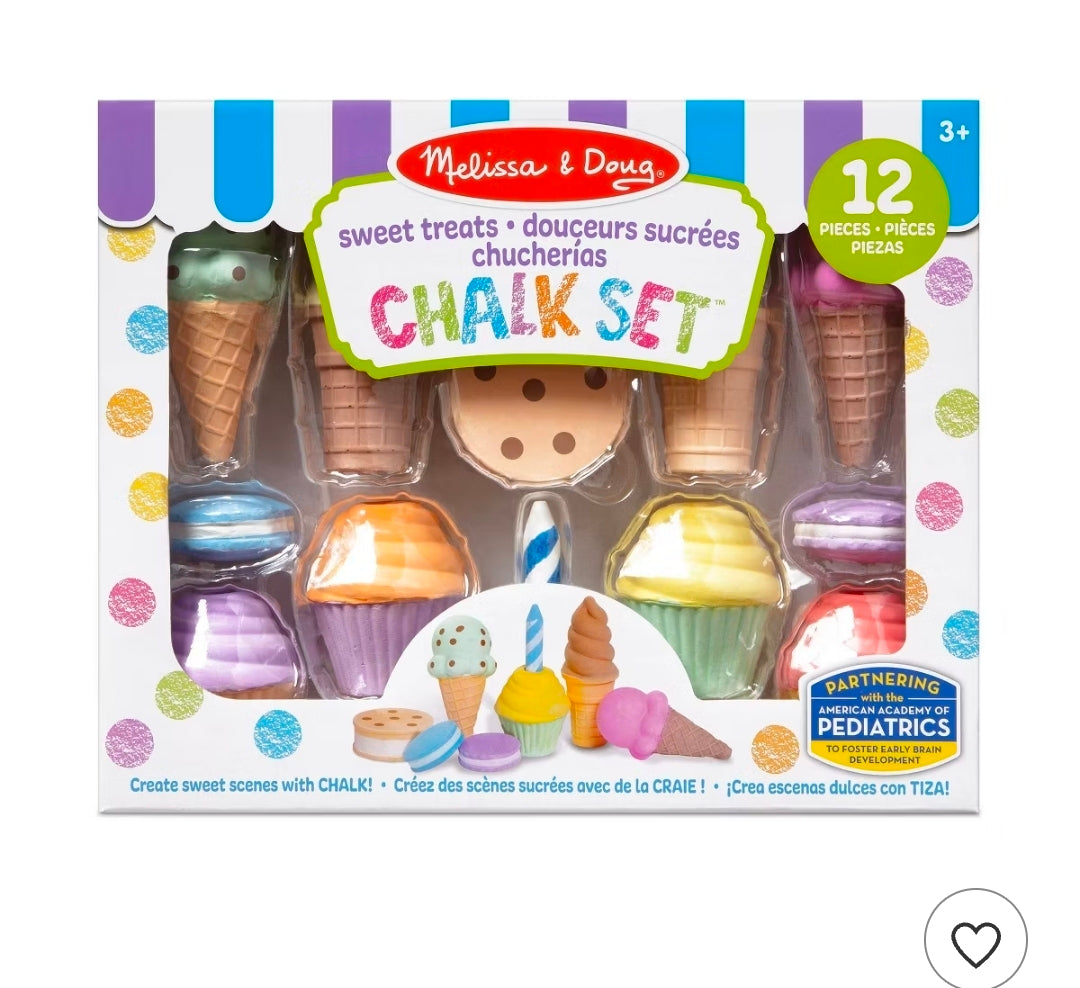 Melissa & Doug Ice Cream & Cake Chalk Set