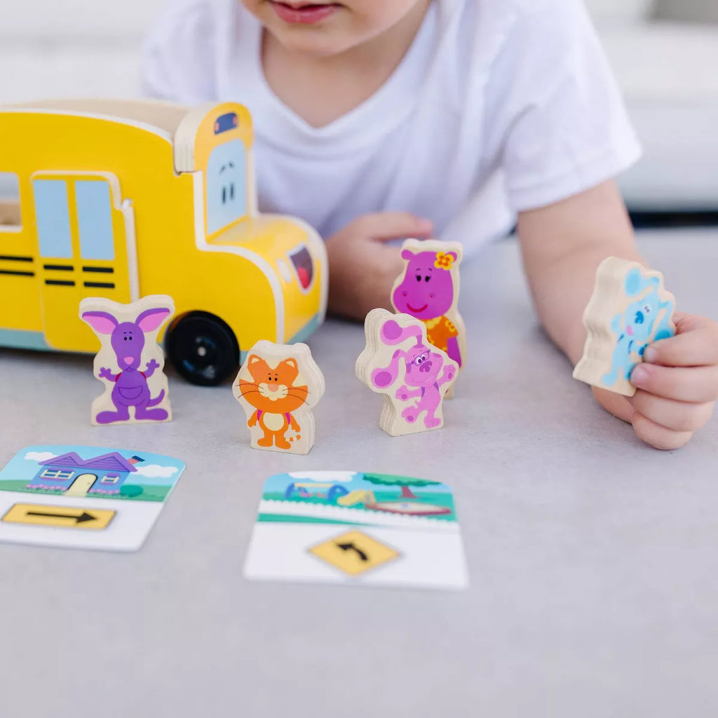 Melissa & Doug Blues Clues & You! Wooden School Bus