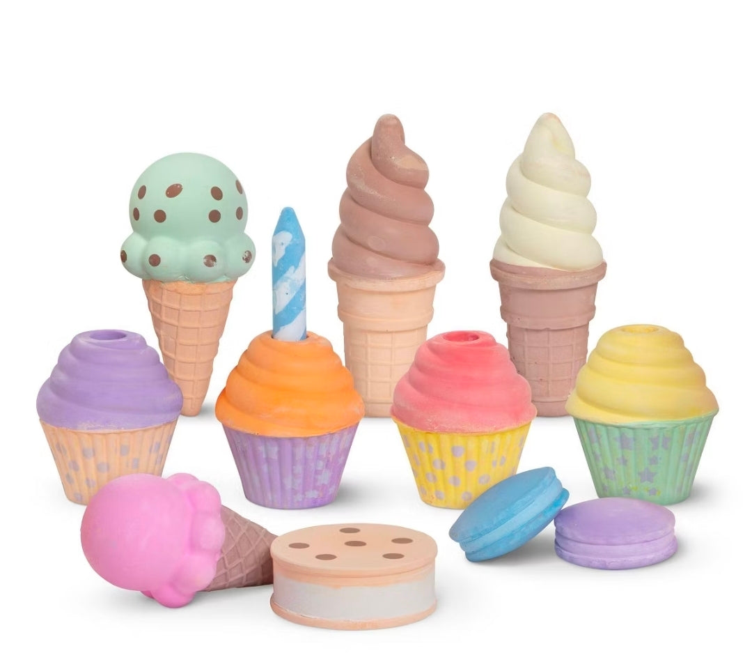 Melissa & Doug Ice Cream & Cake Chalk Set