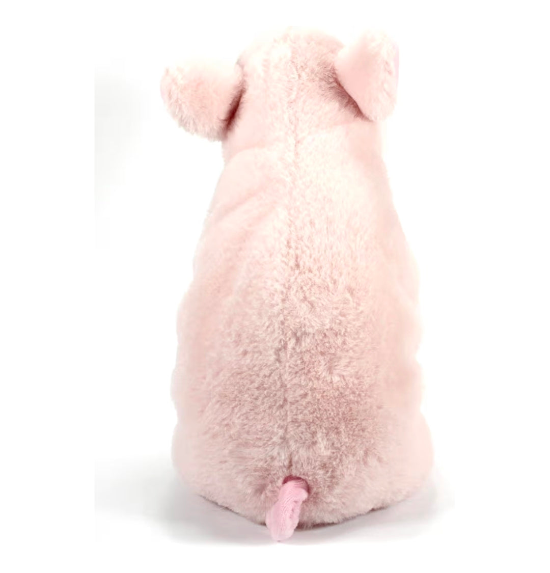 The Petting Zoo Pig Stuffed Animal Plushie, Wild Onez Farm Animals, Pig Plush Toy 12 inches