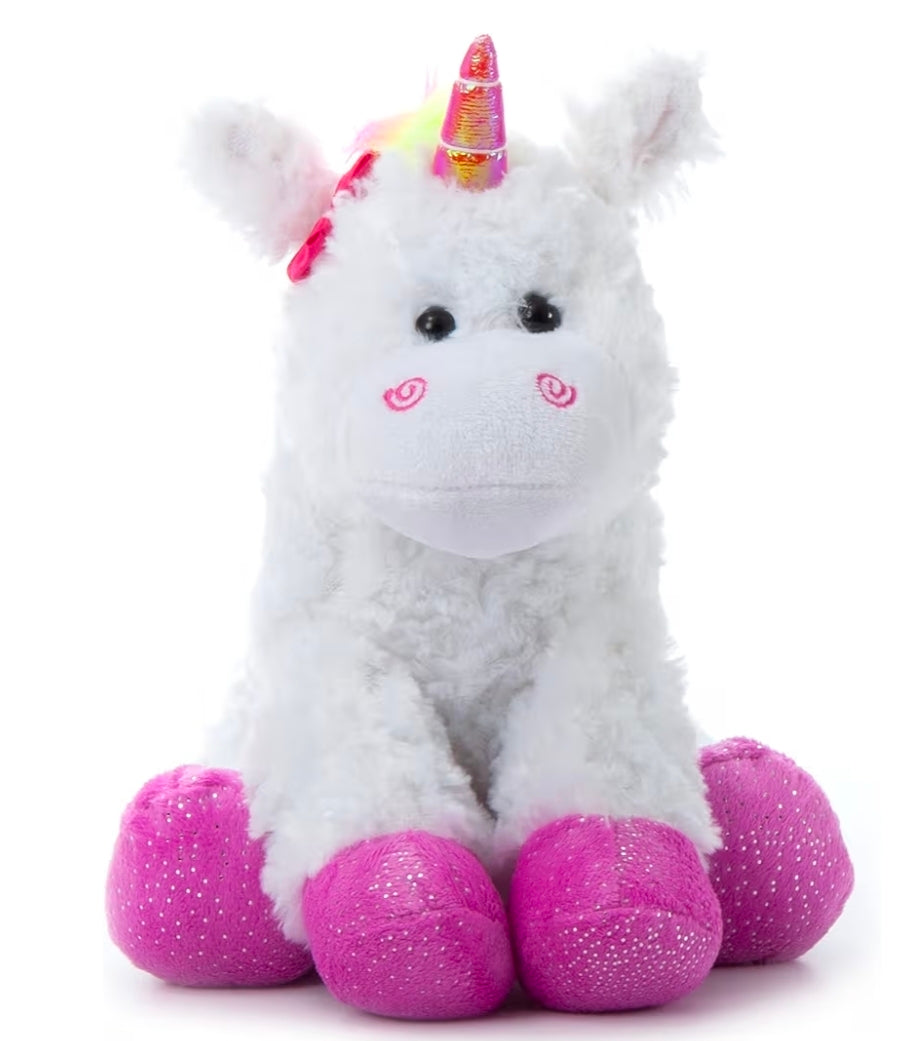 The Petting Zoo Rainbow Unicorn Stuffed Animal, Unicorn Gifts for Girls, Plush Toy 11 inches