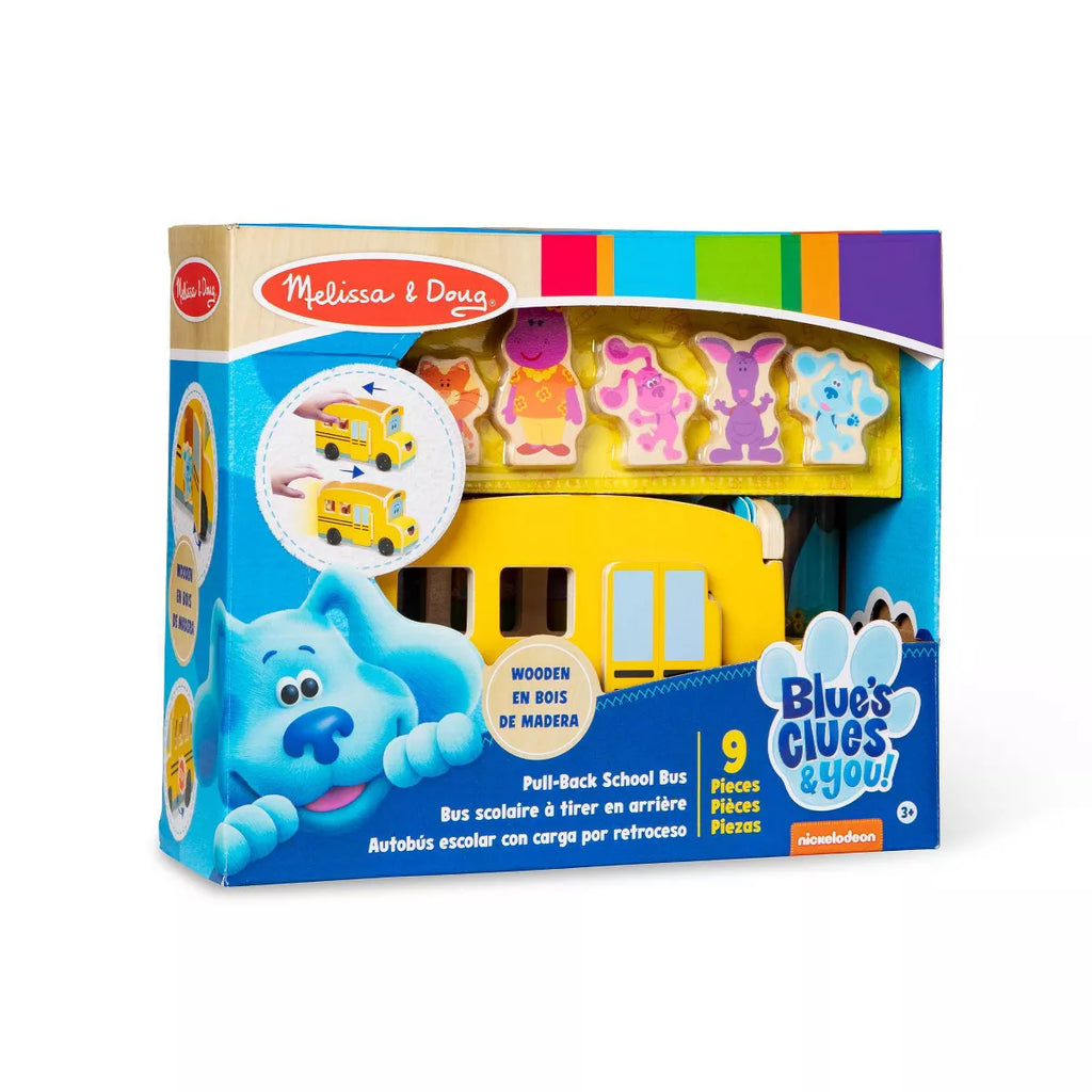 Melissa & Doug Blues Clues & You! Wooden School Bus