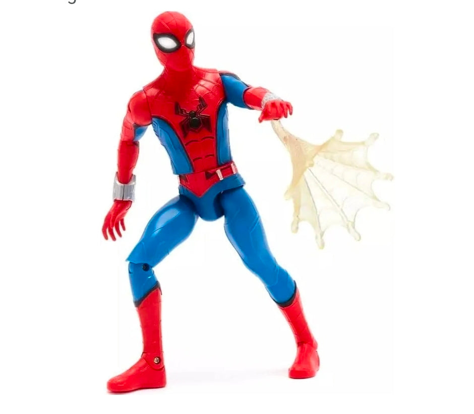 Disney Store Marvel Power Icons Spider-Man Talking Action Figure