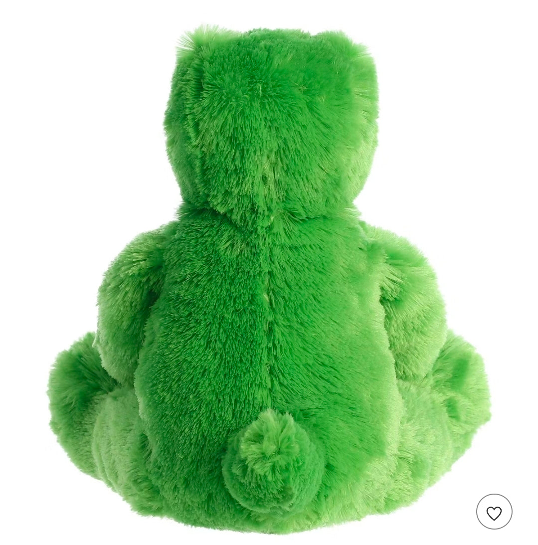 Aurora Medium T-Rex Cuddly Stuffed Animal Green 12"