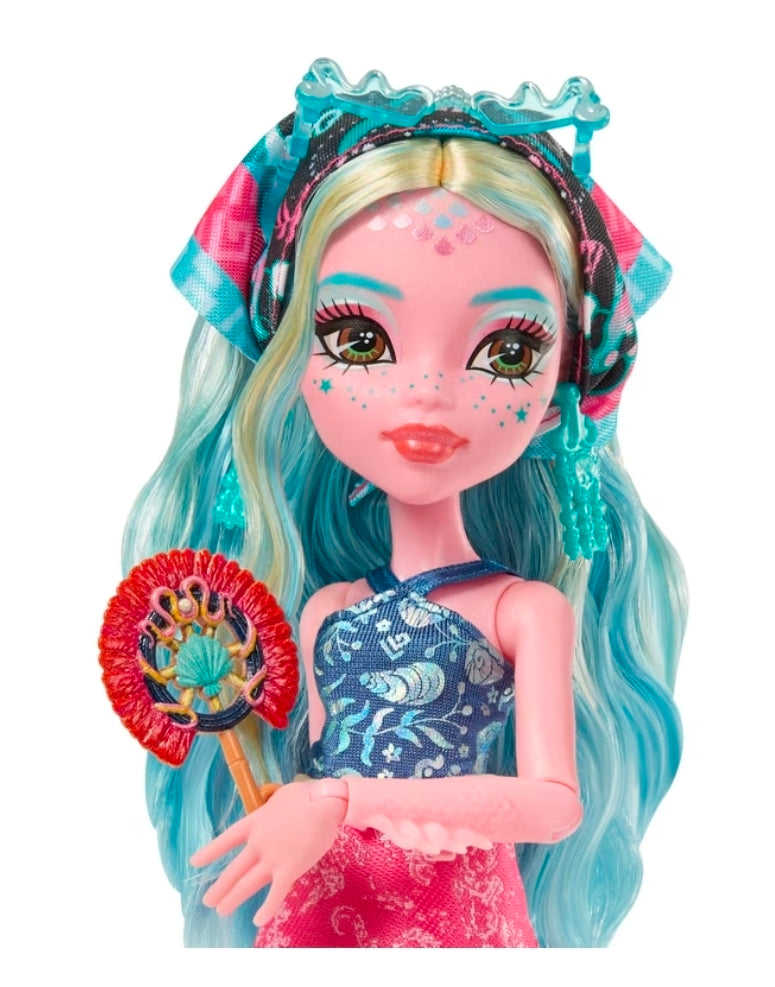 Monster High Skulltimate Secrets Gore-geous Oasis Playset Lagoona Blue Doll