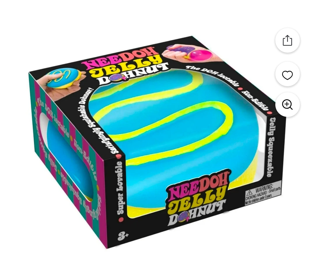 Schylling Jelly Dohnut Nee Doh, colors (Colors May Vary)