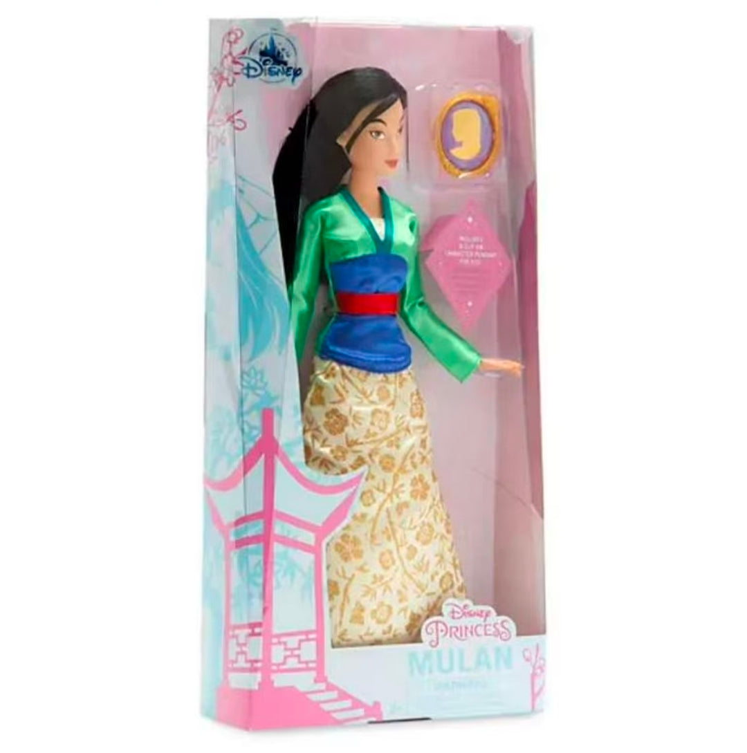 Disney Princess Mulan Classic Doll with Pendant