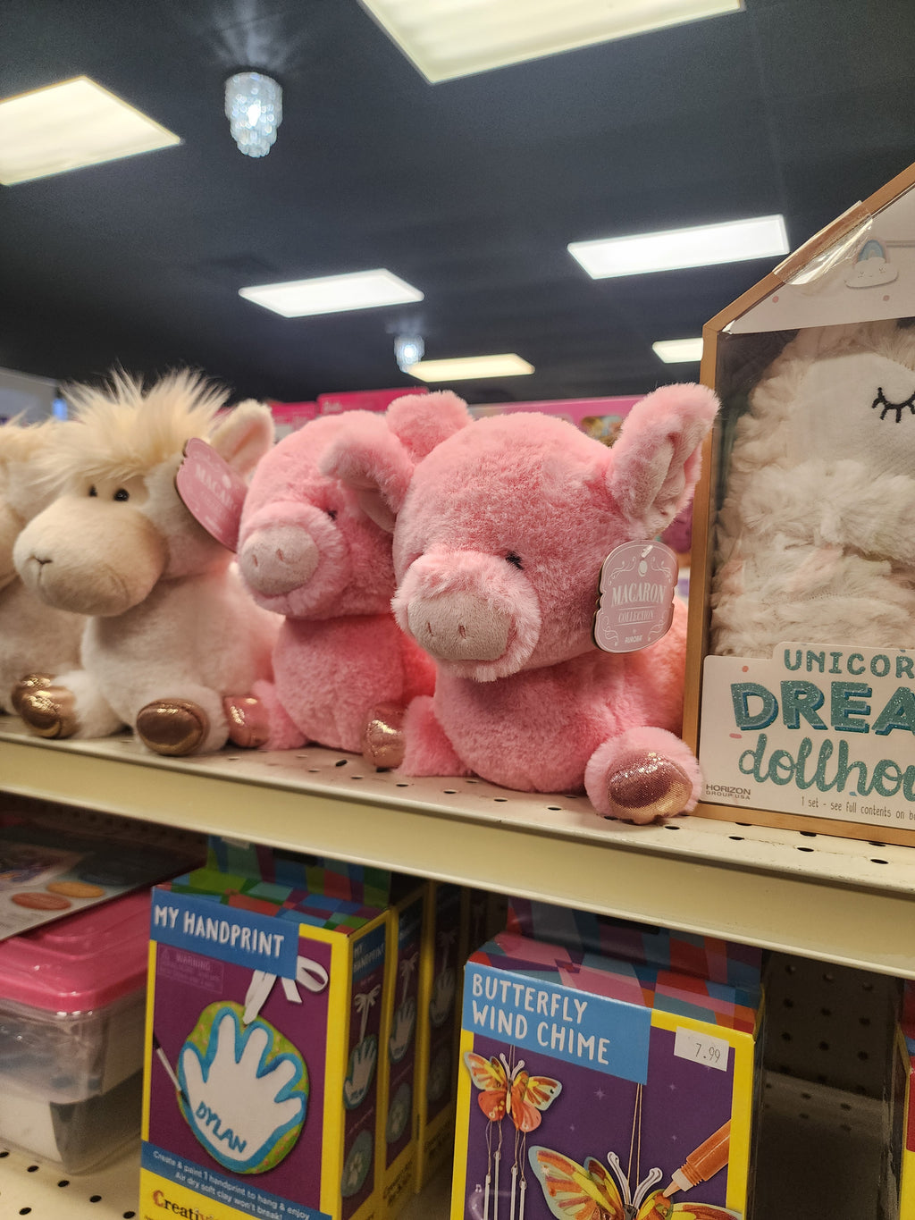 Macaron Pig Pink Aurora World 10" Beautiful Soft Plush Toy Sparkly Feet