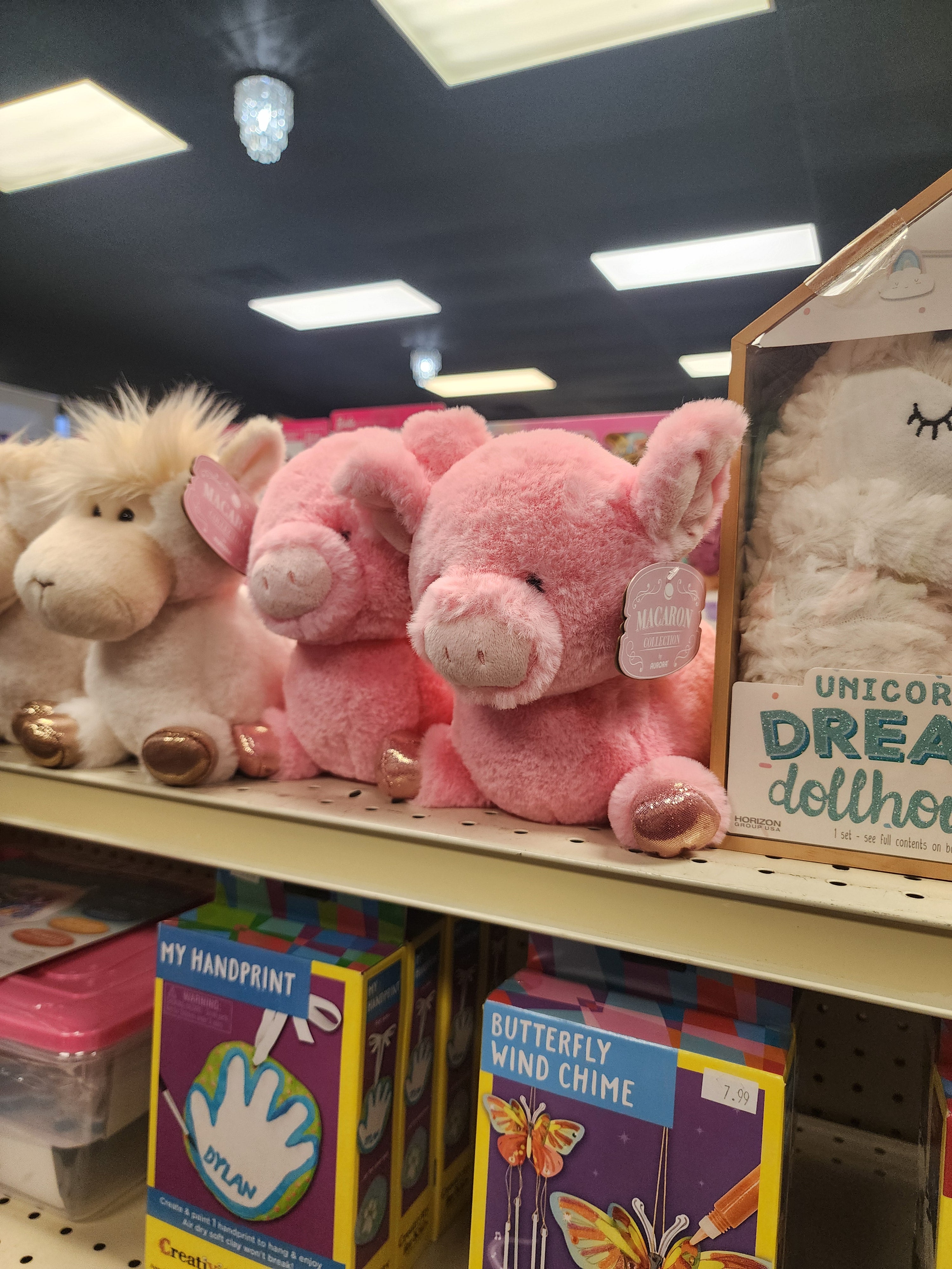 Macaron Pig Pink Aurora World 10" Beautiful Soft Plush Toy Sparkly Feet