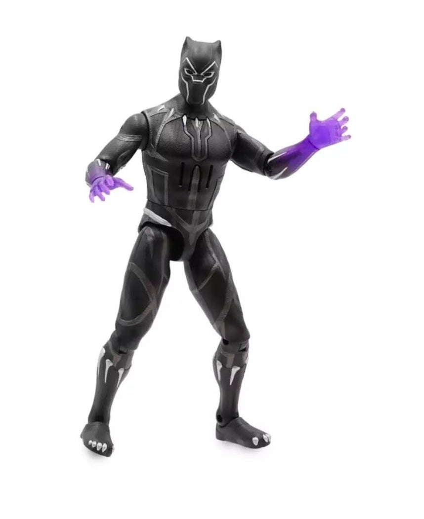 Black Panther Talking Action Figure Power Icons Marvel 10" Motion-activated