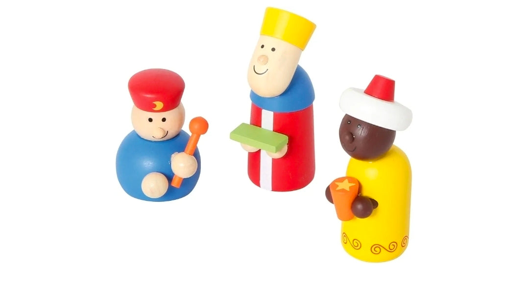 Small Foot Wooden Toys Premium Nativity Manger Complete Set Designed for Children Ages 3+ Years (3945)